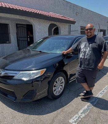 Another satisfied customer walking out today with a nice Camry. First time customer referred to us from one of their family members that hav