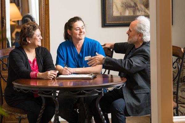 All English speaking staff providing 24 hour care