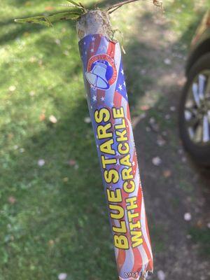 Bottle rockets that land in our yard, gutters, and deck ...