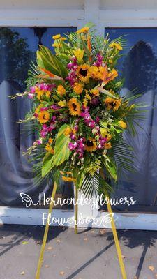 She loved sunflowers