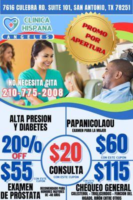 Nuestro cupon de Apertura