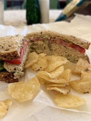 Chicken salad sandwich. Delicious!