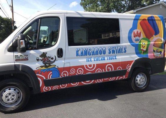 Kangaroo Swirls Ice Cream Truck