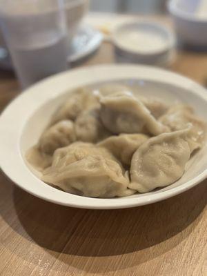 Boiled Dumplings with Pork/Shrimp/Chives