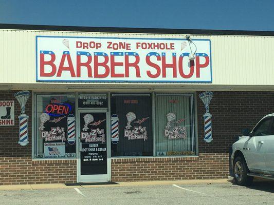 Drop Zone-Foxhole Barber Boot Shine & Repair