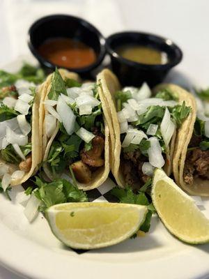 Chicken and Asada, Street tacos