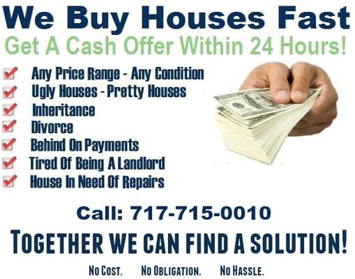 We Buy Lancaster Houses