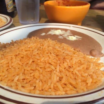 Side of rice and beans