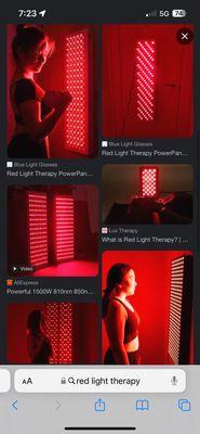 This is what red light therapy really looks like.