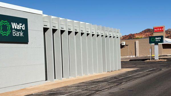 Photo of the WaFd Bank Branch location in Bisbee, Arizona. Located at 10 Bisbee Rd, Bisbee, AZ 85603.