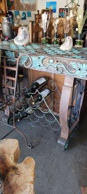 Gorgeous handmade buffet table