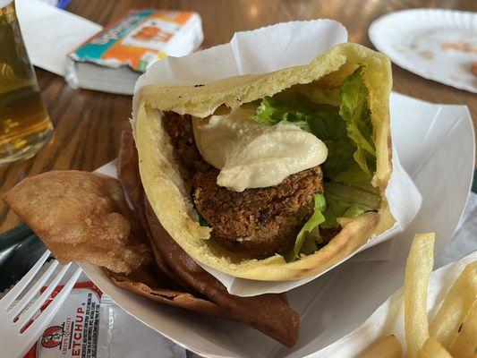Falafel Pita Sandwich