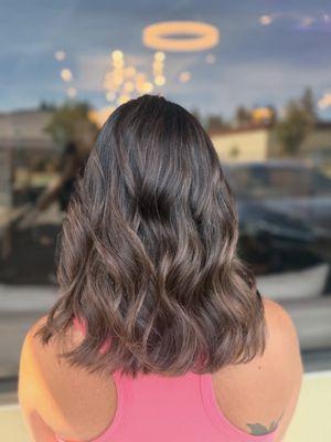 Foilayage and cut by Trish