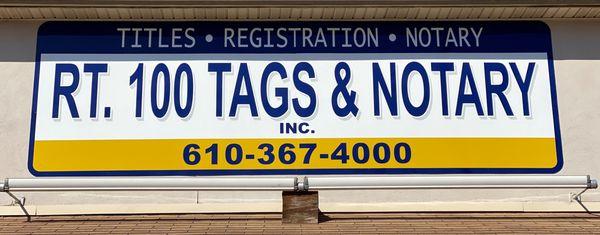 RT 100 Tags & Notary