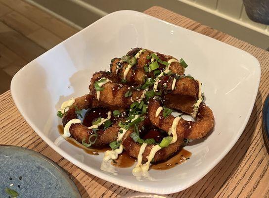 Okonomiyaki onion rings