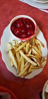 Beets and fries