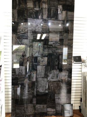 We specialize in big porcelain slabs. Just received this one and as always for sale if you need it quick.