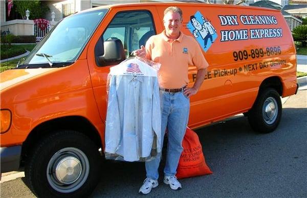 Mobile Pick up & delivery Dry Cleaning & laundry! Serving 91786, 91784, 91739, 91737, 91701 & Claremont 91711!