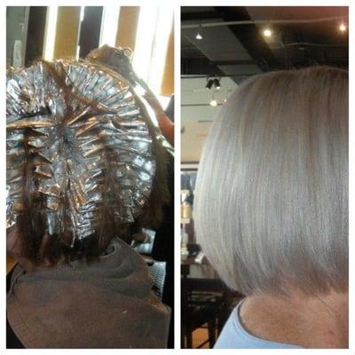 Color correction to natural grey