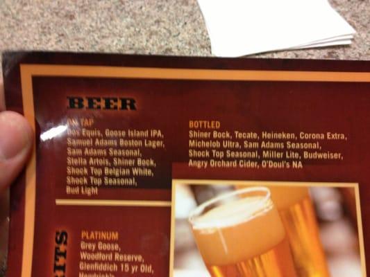 Check out all of those microbrews