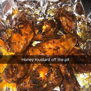 honey mustard wings from the pit - (restaurant's photo)