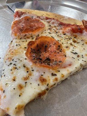 The last piece of pizza!