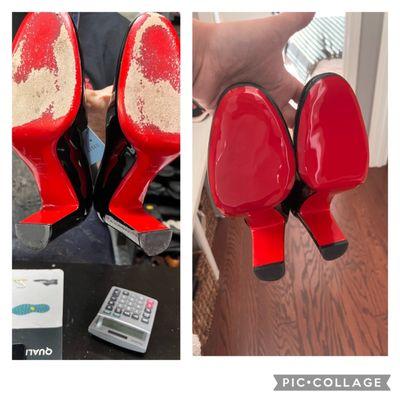 Before and After #redbottoms
