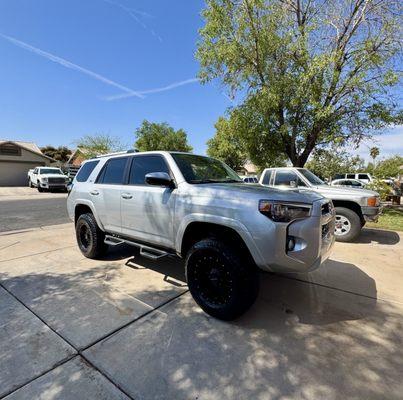 Exterior work done, wash, clay bar, wax.