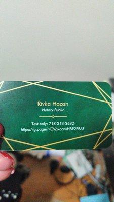 Come get your card !