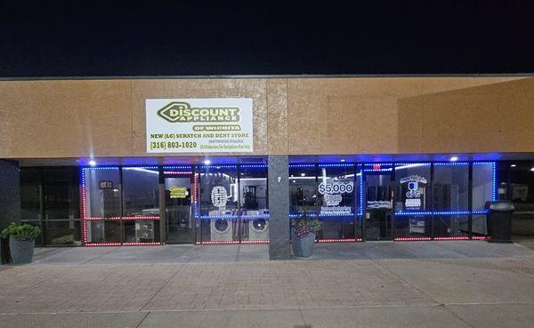 Store front at Night