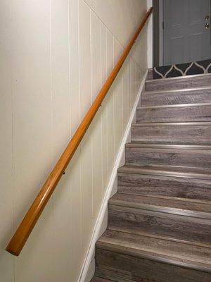 This customer wanted a new railing installed.