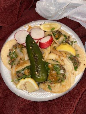 street tacos carne asada