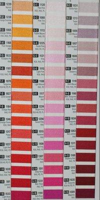 Sulky thread colors