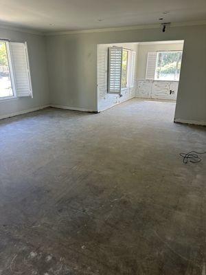 Completed demolition