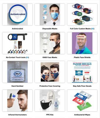 PPE for businesses and schools (masks, sanitizer, face shields)
https://www.iaspromotes.com/10063-c-covid-19-ppe.htm