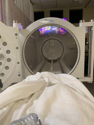 So comfortable, blankets, bottled water & flat screen tv