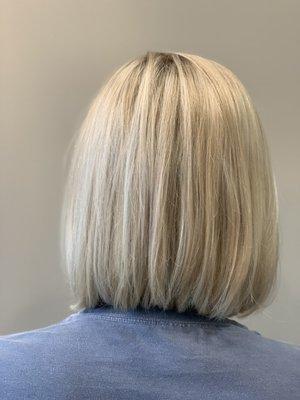 beautiful icy blondie