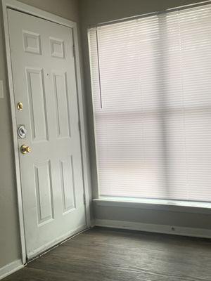 They replaced my door knob that second one it was loose