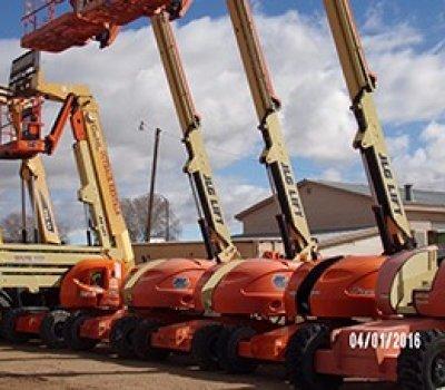 Man lifts many sizes. We also offer Scissor lifts.