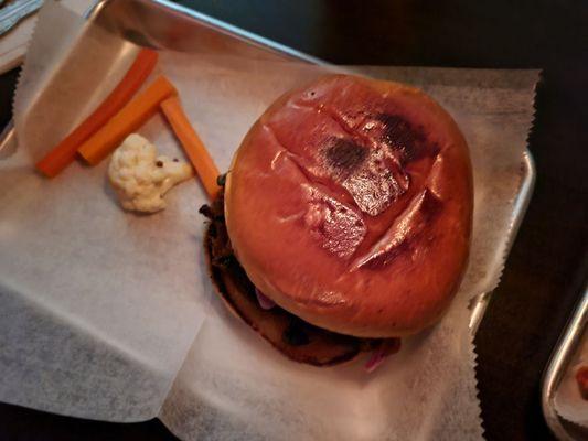 Pulled Bacon Sandwich