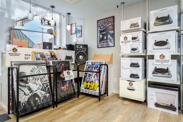 Posters and turntables