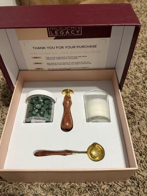 Wax sealing kit
