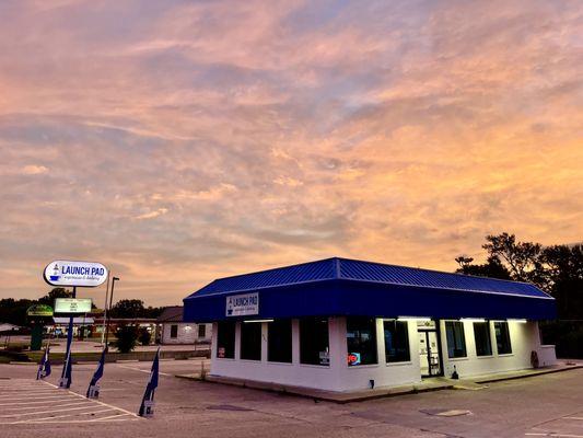 Serving great coffee with a view