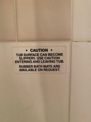 The run down bathroom. I can tell the staff does a great job cleaning it, but the company needs to update it.