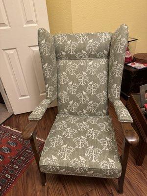 This is one of the wing chairs.