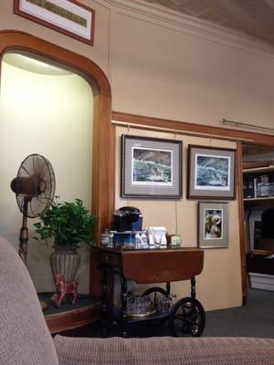 Art waiting for pick up