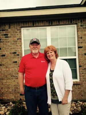 My clients the Raines, in front of their new home. I am so grateful that I was able to serve their needs in their search for ...