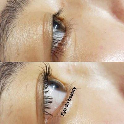 Keratin lash lift