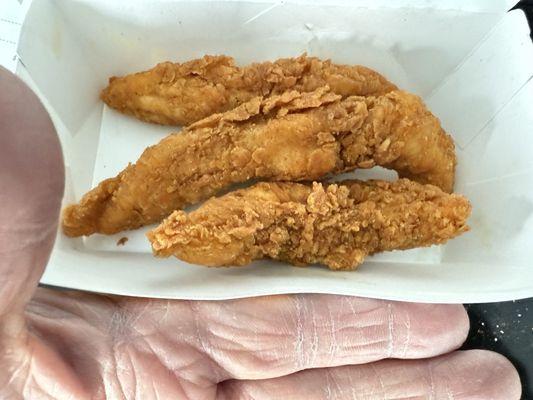 Literally the size of my fingers!