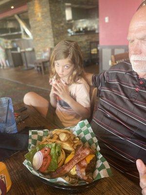 That burger was sinful!